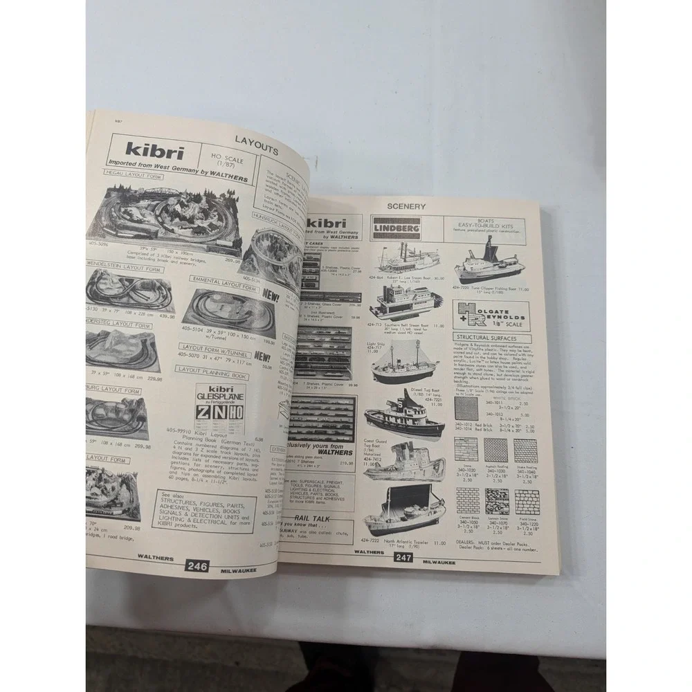 Model Railroad Walthers HO Reference Book Catalog Train‎ 1988